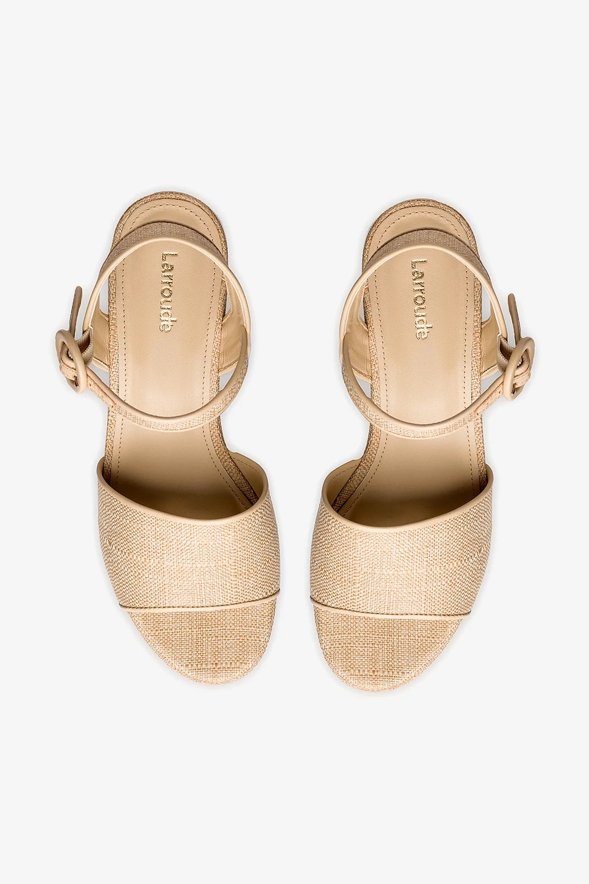 Miso Platform Strap Sandal Women's Summer Beach Shoes - Beige Raffia Wedge Sandals for Women, Comfortable Boho Chic Footwear for Vacation, Poolside, and Outdoor Activities