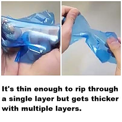 No Residue Removable Adhesive Protective Tape - Scratch Resistant Film Roll for Glass, Metal, Plastic Surfaces (19.6