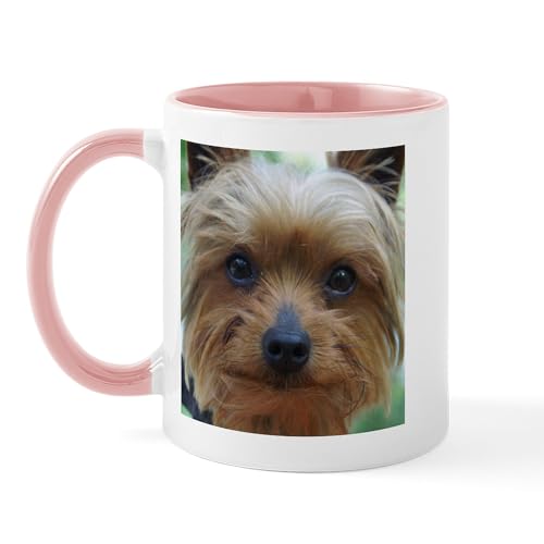 White/Pink Inside - Yorkie Mug