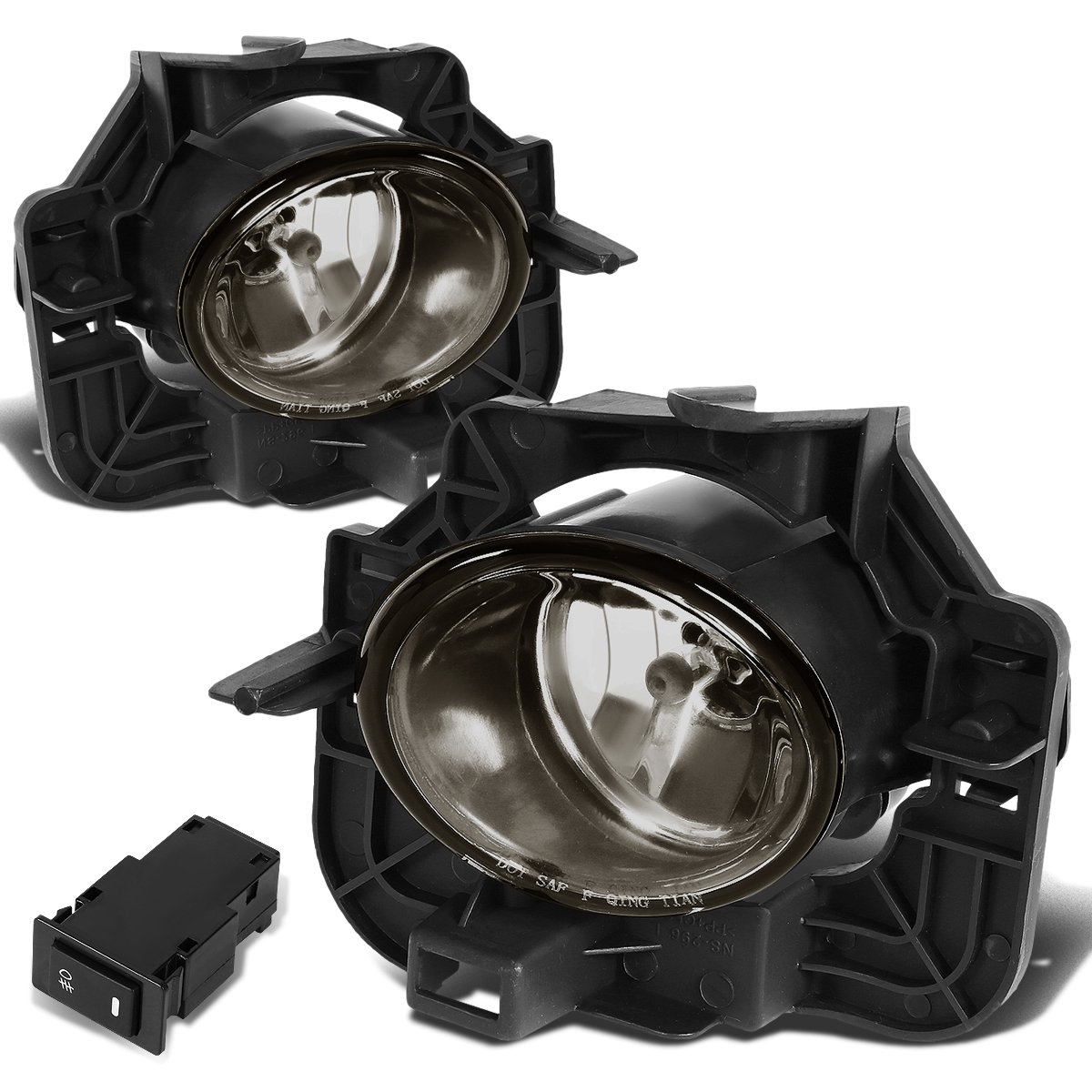 Auto Dynasty Compatible with Nissan Altima Fog Light Kit - Smoke Lens LED Lamps + Switch & Bulbs for 2019-2023 4-Door Sedan | Enhanced Night Driving Safety & Style Upgrade