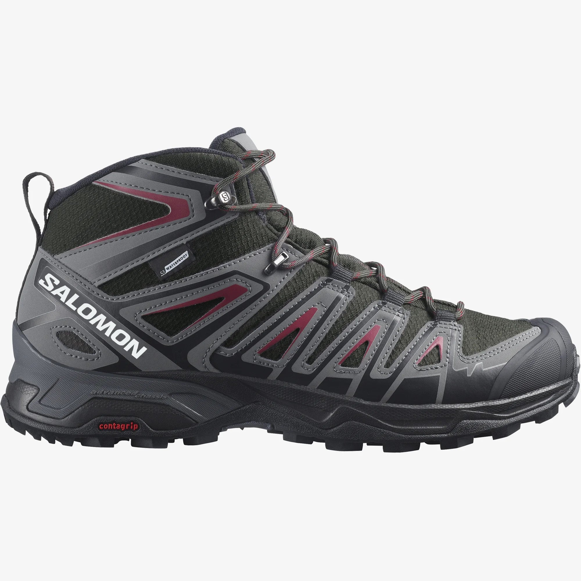 Salomon Men's X Ultra Pioneer Mid CSWP Hiking Boots - Waterproof & Lightweight for Outdoor Adventures, Trail Running & Backpacking
