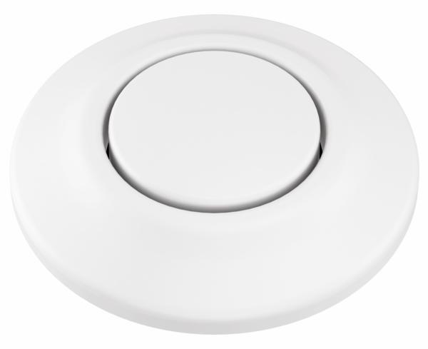 Brizo 69080 MW Matte White Air Switch with Dual Outlet - Perfect for Bathroom, Spa, and Poolside Installation