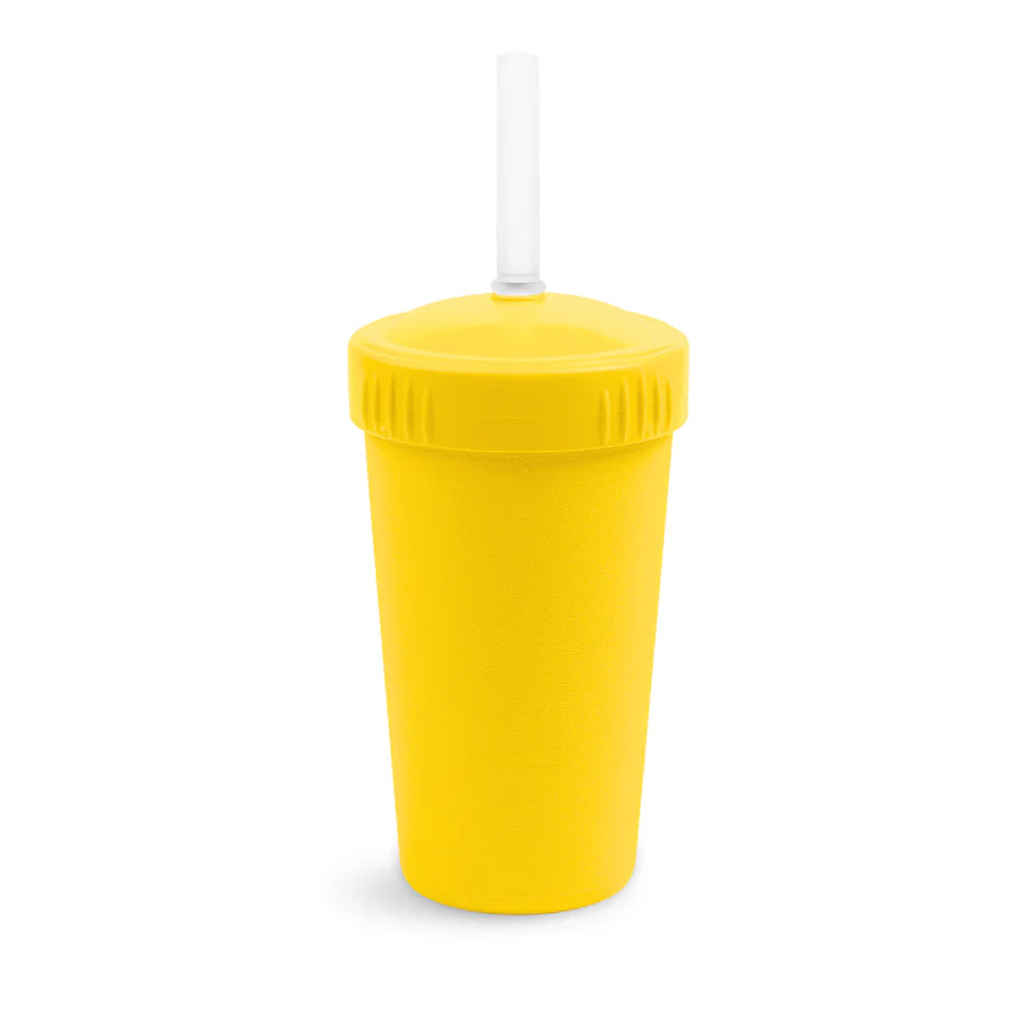 RePlay Straw Cup with No Pull Out Silicone Straw - Leak Proof Sippy Cup for Toddlers - BPA Free Kids Drinking Cup for Home, Travel & Daycare