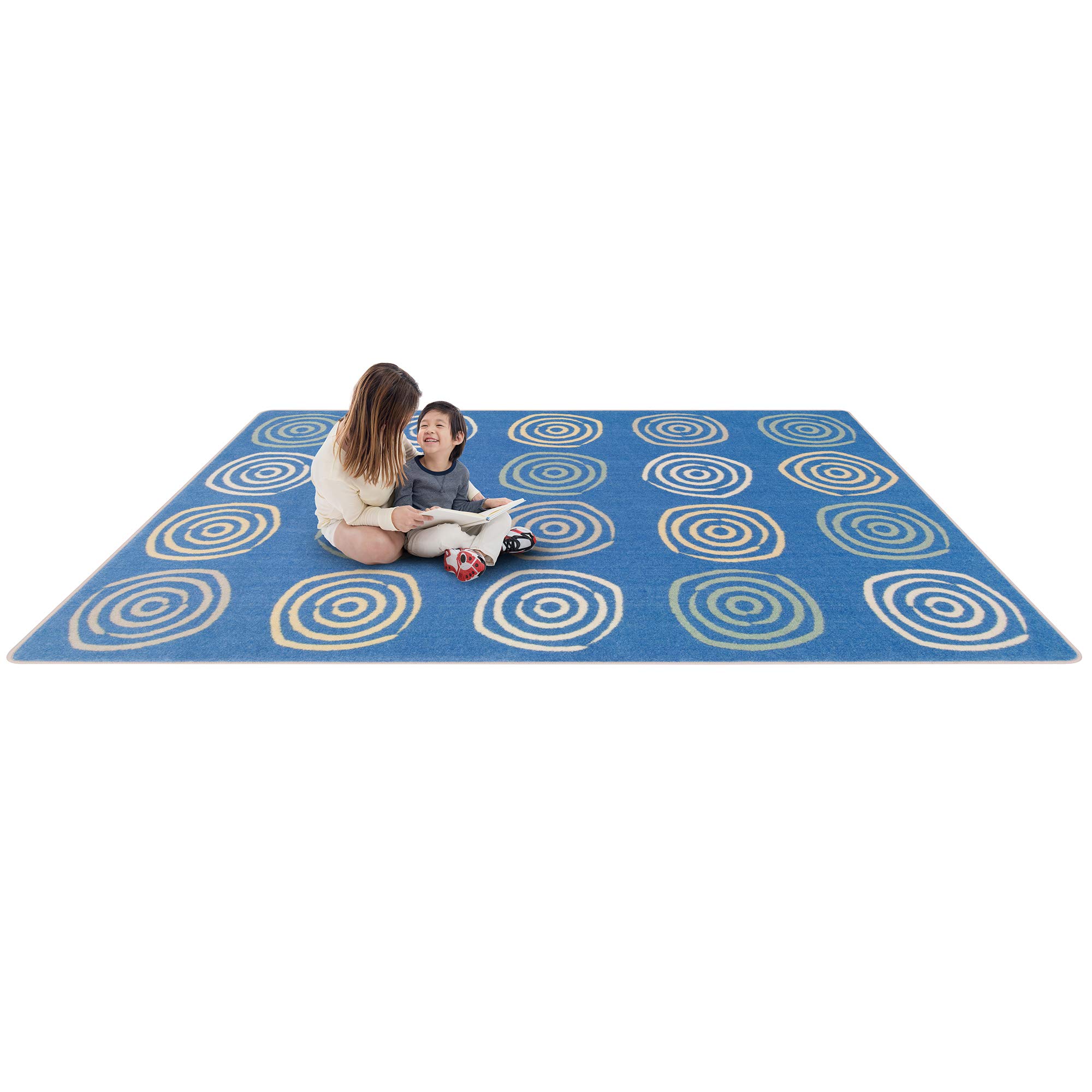 Joy Carpets Kid Essentials Simply Swirls 7'8