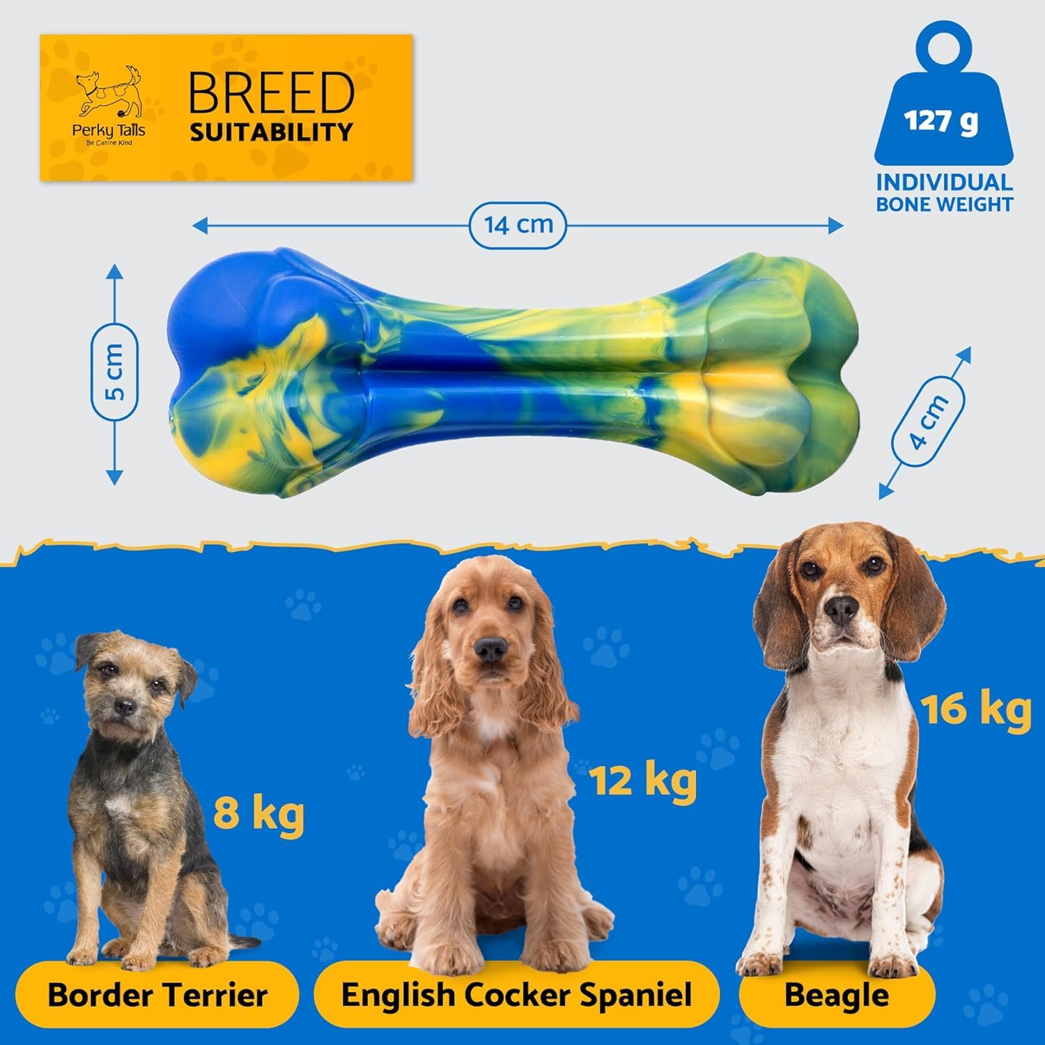 Durable Nylon Dog Chew Toys for Medium & Small Dogs - Tough Bacon-Flavored Chew Toys for Aggressive Chewers - 2-Pack Interactive Canine Toys for Training & Playtime - Perfect for Indoor & Outdoor Use