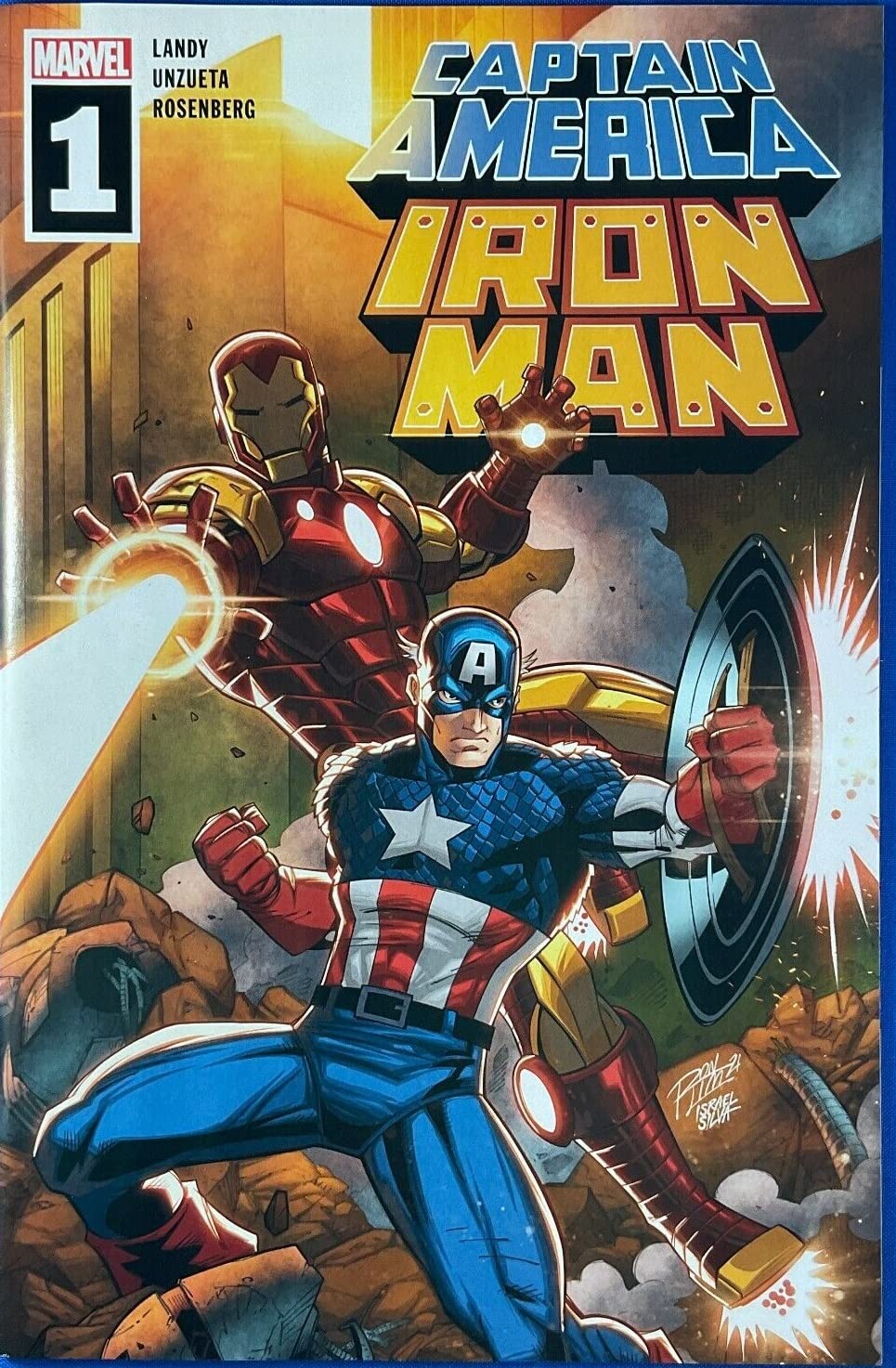 Captain America/Iron Man #1 2022 Marvel Comics VF/NM - Rare Collectible Comic Book for Superhero Fans & Comic Collectors | Perfect for Display, Gifts, and Investment