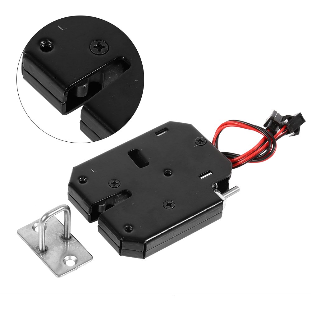 12V DC Electromagnetic Smart Lock - Electronic Drawer Switch for Electrical Cabinets, Fail-Safe Access Control for Doors - Perfect for Home Security, Office Storage & Industrial Equipment Protection