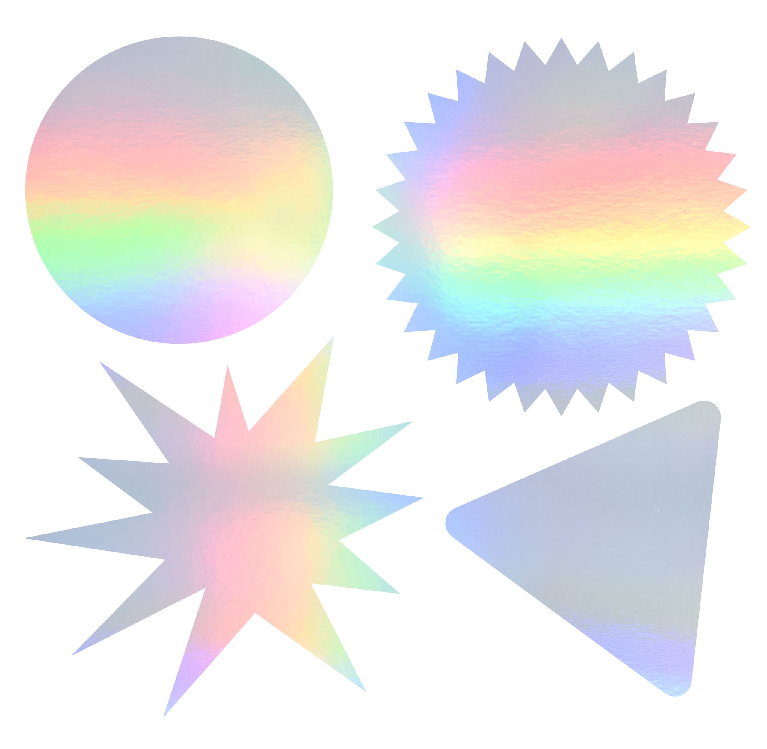 50-Pack Metallic Holographic Cardstock Sheets - Shiny Iridescent Mirror Paper for DIY Crafts, Scrapbooking & Card Making - 8.5