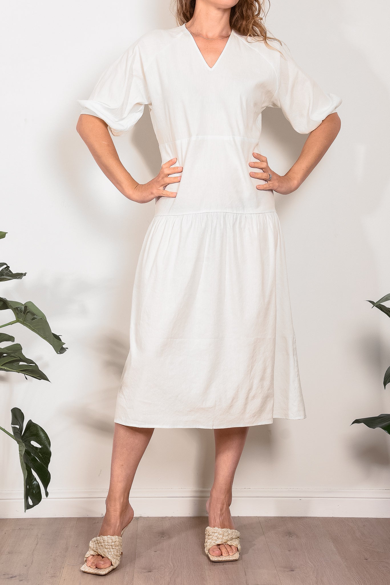Sophie Tier Linen Dress for Women - Flowy Summer Maxi Dress with Adjustable Straps | Perfect for Beach Vacations, Brunch Dates & Boho Chic Outfits