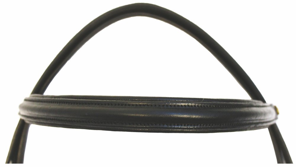 Henri de Rivel Padded Dressage Bridle with Flash & Web Reins - Premium Equestrian Gear for Dressage Training & Horse Riding Competitions