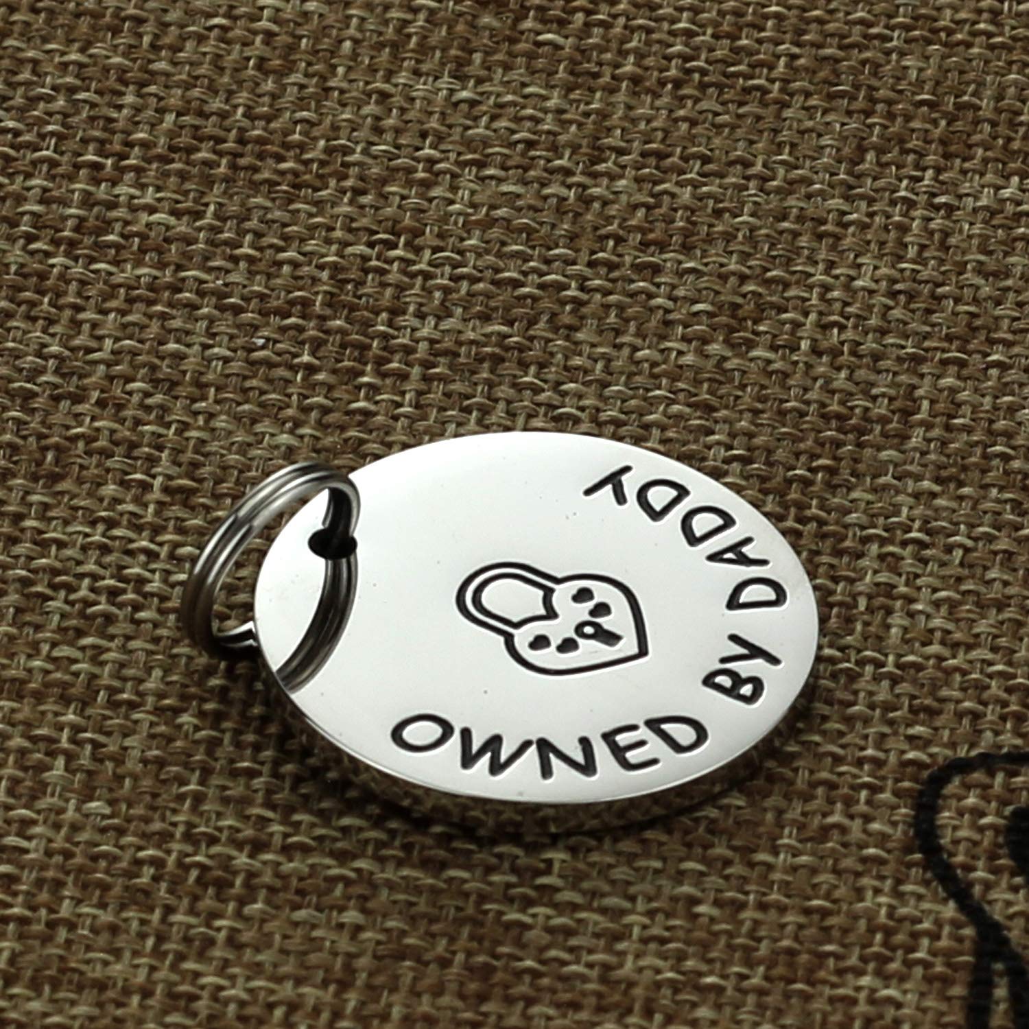 Kivosliviz Personalized Daddy Keychain - Custom Engraved Gift for Dad, Father's Day, Birthday - Perfect for Car Keys, House Keys & Everyday Use