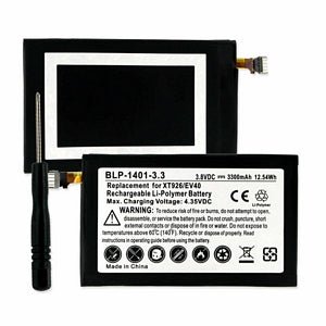 Motorola Droid Razr Maxx HD EV40 Extended Battery - 3300mAh High Capacity Replacement Battery for Motorola Smartphones | Perfect for Long Travel, Outdoor Adventures & Heavy Usage