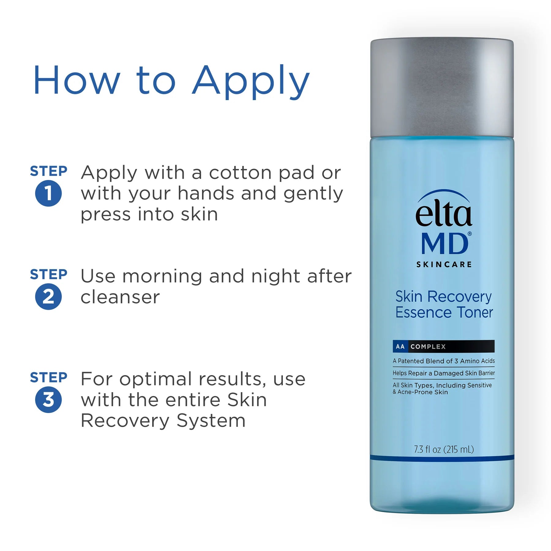 EltaMD Skin Recovery Essence Toner - Hydrating Facial Toner for Sensitive Skin | Alcohol-Free, Soothing & Moisturizing | Perfect for Daily Skincare Routine & Post-Cleansing