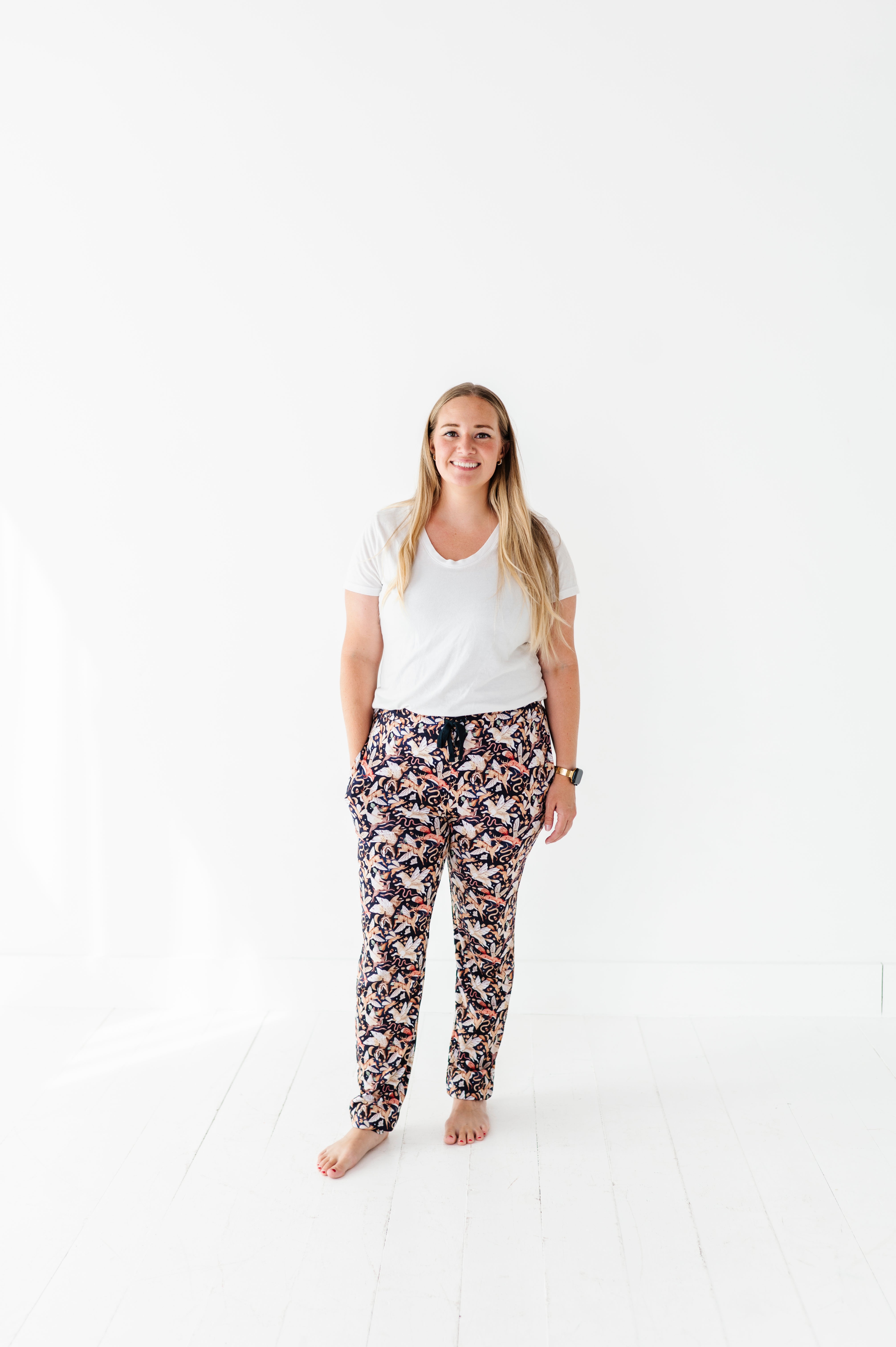 Folklore Flight Women's Modal Jersey Joggers - Soft Stretchy Lounge Pants for Yoga, Running & Casual Wear