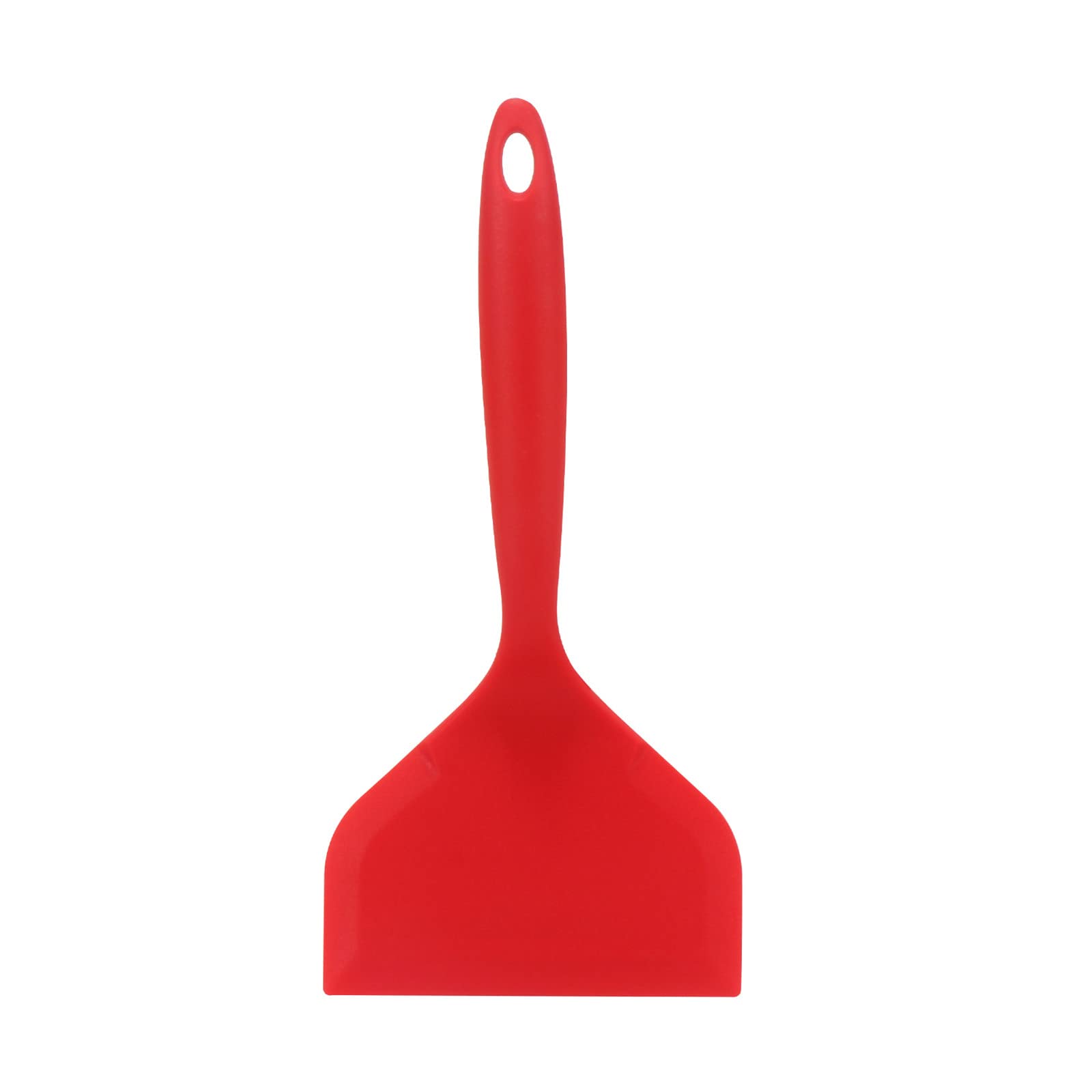 Delarsy Non-Stick Silicone Spatula - Wide Mouth Pizza Turner, Steak Flipper & Pancake Turner - Heat Resistant Kitchen Utensil for Baking, Cooking & Grilling - Perfect for Pizza, Pancakes, Burgers & More