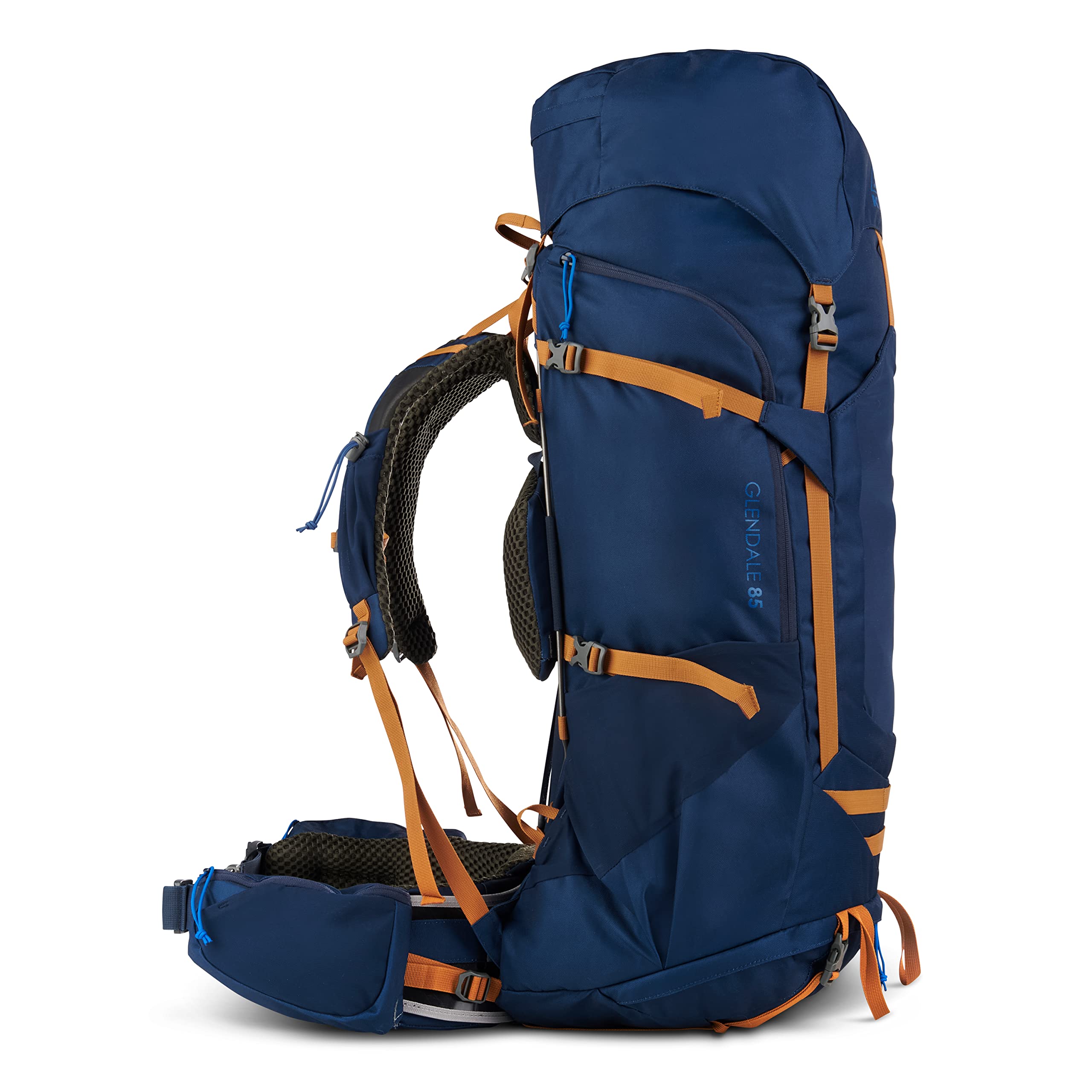 Kelty Glendale 85L - 105L Multiday Backpacking Pack for Thru Hiking | Adjustable Fit Plus Suspension | Shoulder Strap Pockets | Long Haul Travel Backpack (2023 Model, Pageant Blue, 85L) - Perfect for Appalachian Trail, Pacific Crest Trail & Multi-Day Wilderness Adventures