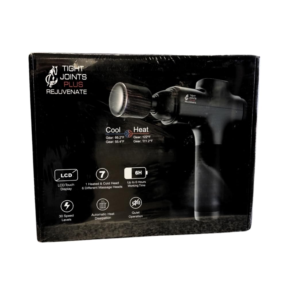 TIGHT JOINTS PLUS - Professional Equine Massage Gun for Horses | Deep Tissue Therapy for Muscle Recovery & Pain Relief | Perfect for Post-Workout, Training & Rehabilitation