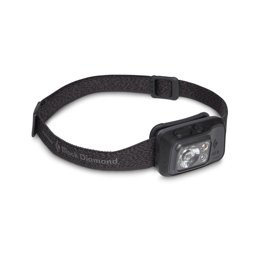 Black Diamond Spot 400R Rechargeable Headlamp - 400 Lumens, Waterproof, Lightweight for Camping, Hiking, Running & Outdoor Adventures
