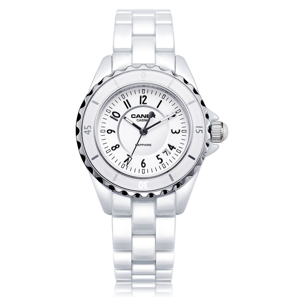 Elegant CASIMA Women's Ceramic Quartz Wrist Watch - Perfect for Office, Party & Everyday Wear