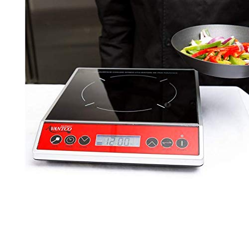 ICBTM-20 1800W Countertop Induction Cooktop with 120V Power - Portable Electric Stove for Small Kitchens, Dorms, RVs & Outdoor Cooking