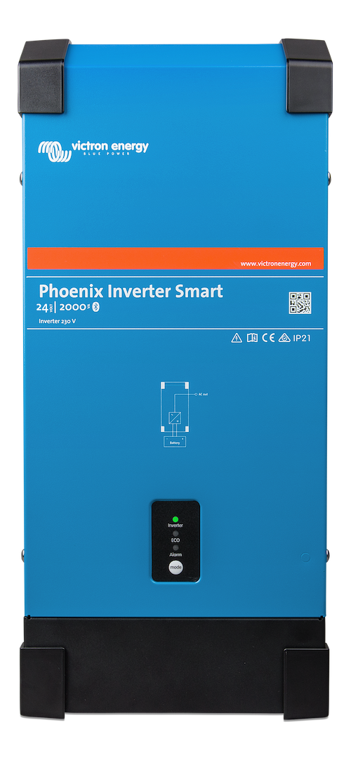 Phoenix 24V 2000W Pure Sine Wave Power Inverter 230V with Smart LCD Display - Perfect for RVs, Camping, and Off-Grid Solar Systems