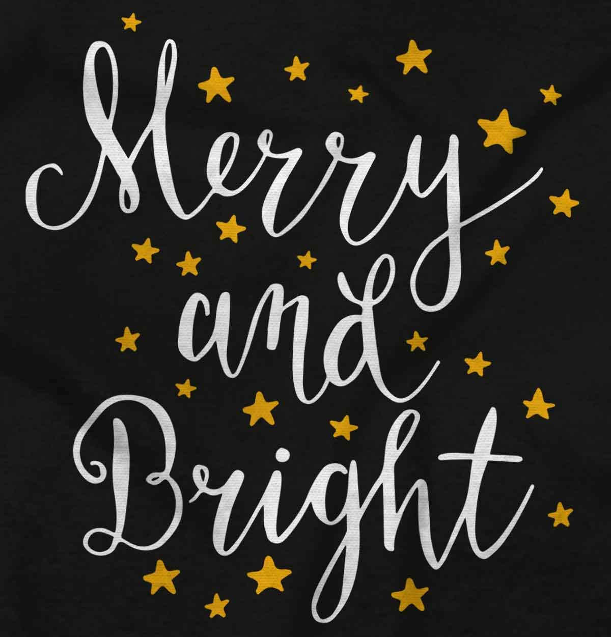 Christmas Merry and Bright Star Hoodie Sweatshirt for Women - Cozy Holiday Pullover with Festive Design - Perfect for Winter Parties, Gift Exchanges & Seasonal Photoshoots