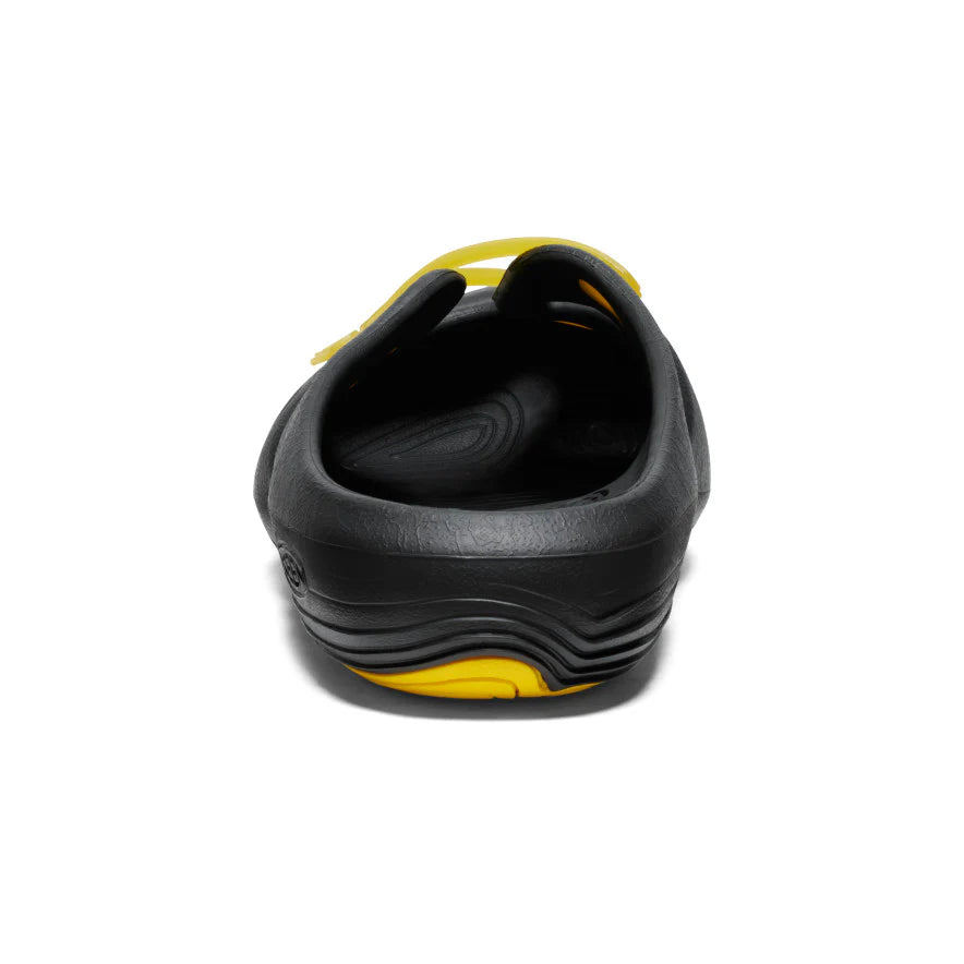 YOGEEZ Comfortable Clogs for Men & Women - Black/Keen Yellow - Slip-Resistant Garden Shoes for Outdoor, Beach, and Pool Use