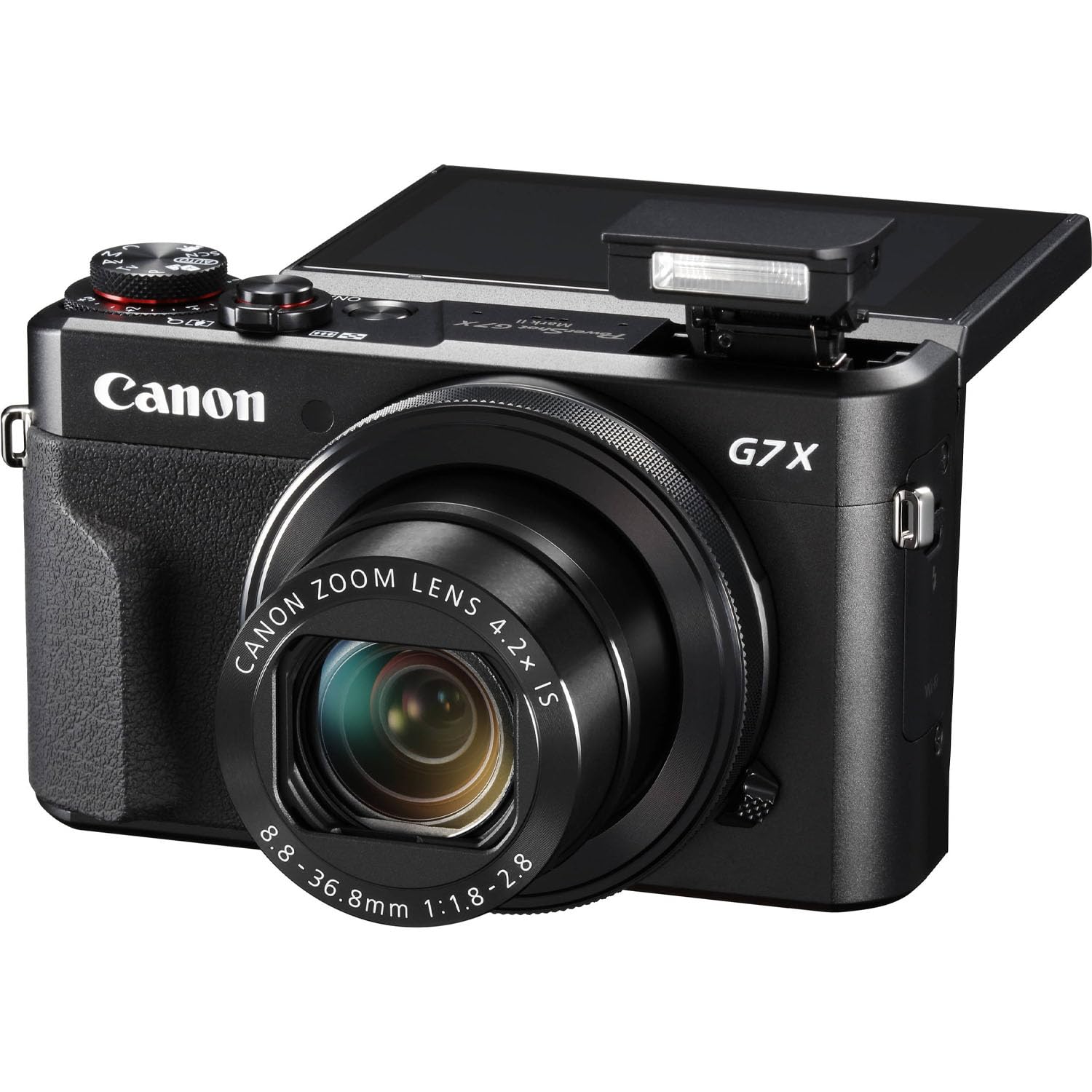 Canon PowerShot G7 X Mark II Digital Camera Bundle - 20.1MP 4.2x Zoom, 64GB Card, Case, Tripod & Accessories (11pc Renewed Kit) for Travel Photography & Vlogging