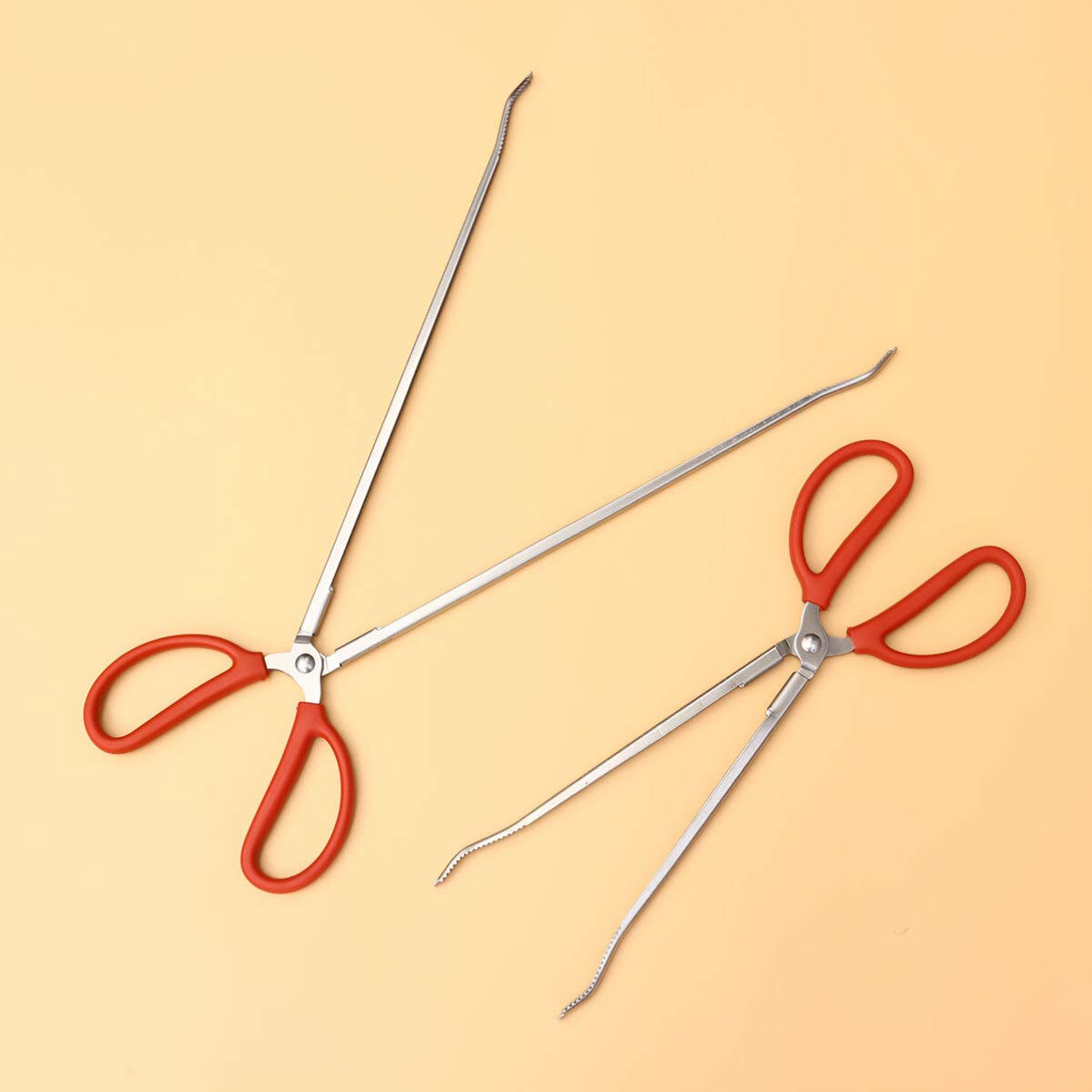 **Cabilock Crab Garbage Picker Tongs – Heavy-Duty Anti-Slip Kitchen Tool for Seafood, Cooking & Trash Grabber – Perfect for Crab Boils, Appetizer Serving & Outdoor BBQ**