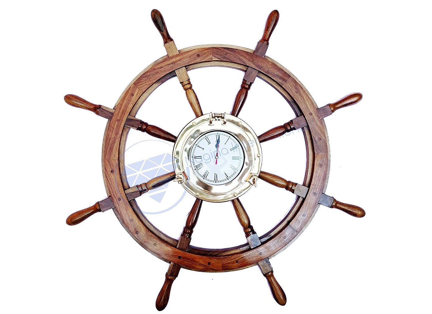 Nagina International Deluxe Nautical Porthole Clock - 42