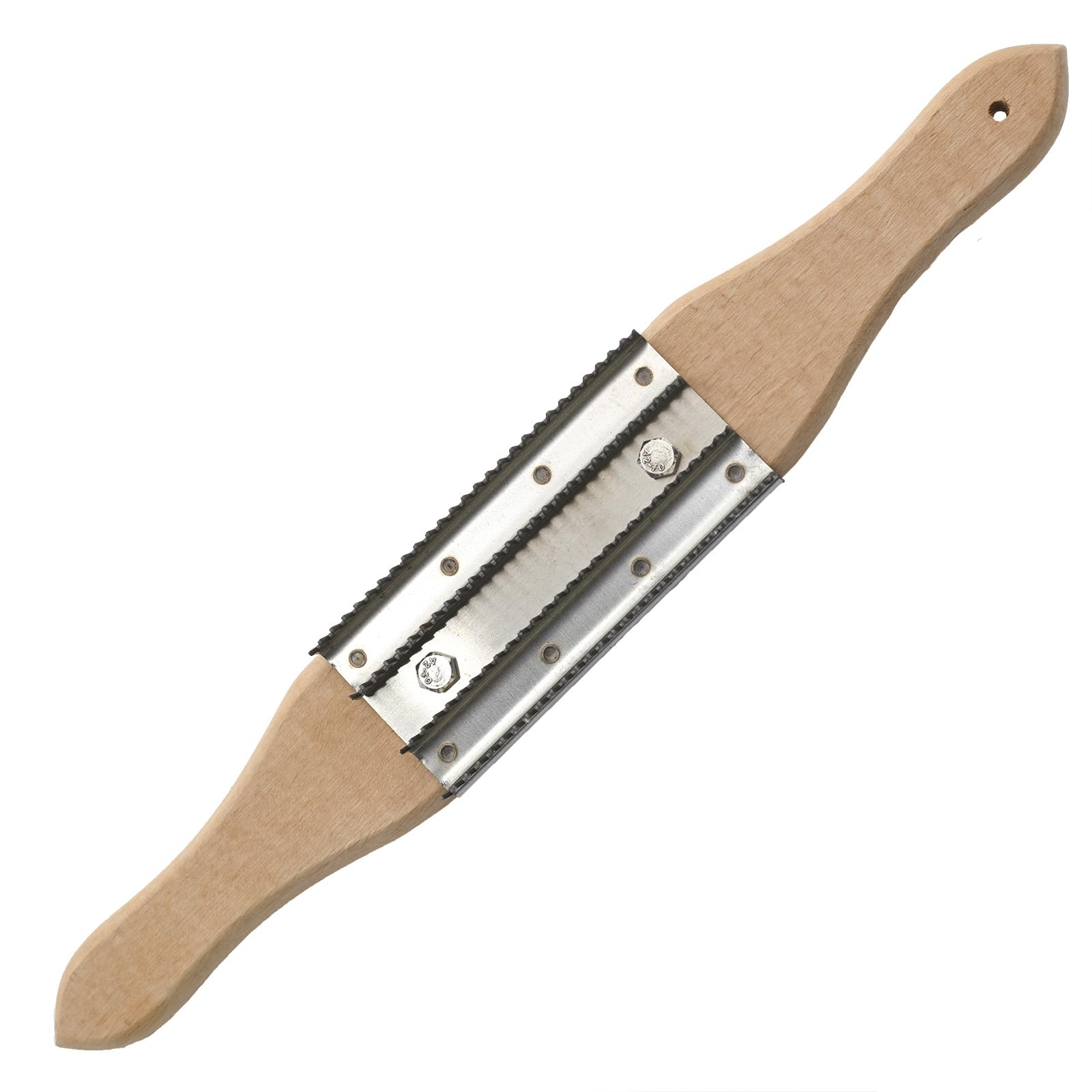 Stainless Steel Buffer Wheel Rake - 4-Row Polishing Tool with Handle for Buffing Wheel Cleaning & Compound Removal - Perfect for Jewelry Making, Metal Polishing & Automotive Detailing