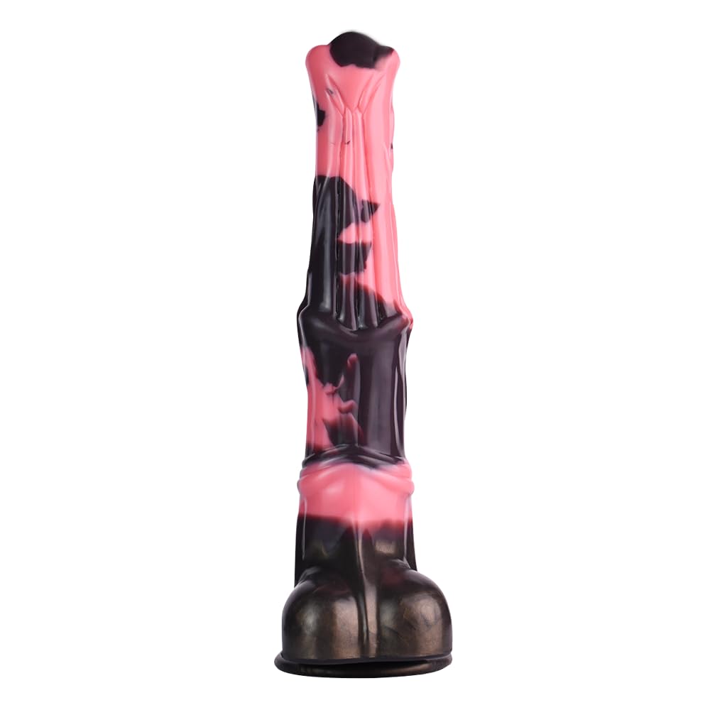 BeHorny Silicone Animal Dildo - Horse & Dragon Fantasy Sex Toy with Suction Cup - Perfect for Solo Play, Couples Fun & BDSM Adventures