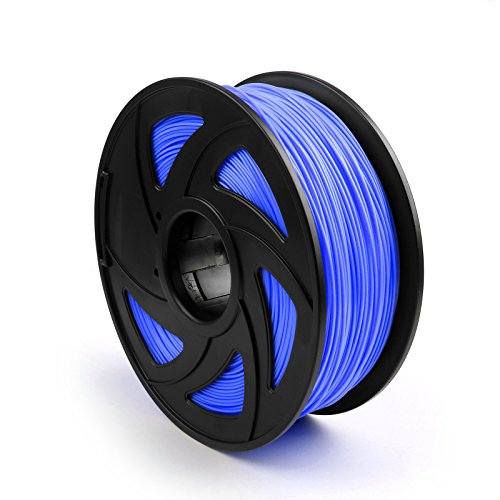 Bruce & Shark 1.75mm ABS 3D Printer Filament - 1kg/2.2lb Spool - Compatible with MakerBot, Drawing Pens & 3D Printers - Premium Blue Filament for DIY Projects, Prototyping & Creative Designs