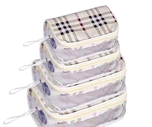 Cream Checkered