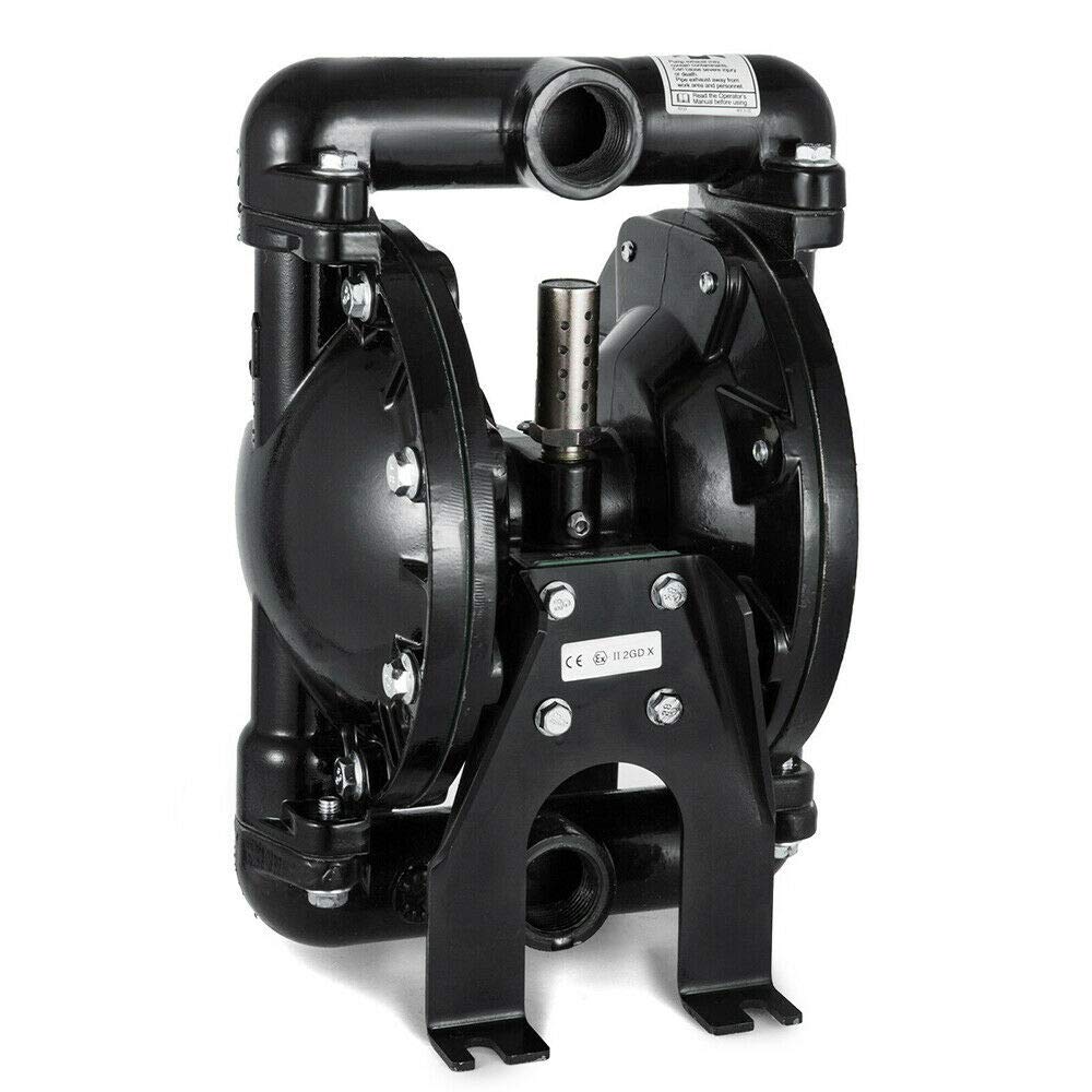 35GPM Air-Operated Double Diaphragm Pump - QBY4-25L Heavy Duty AODD Pump with 1