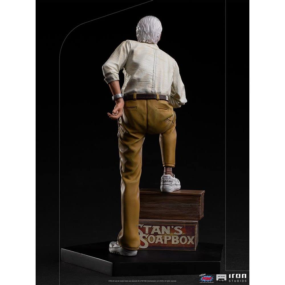 Iron Studios Stan Lee Art Scale 1/10 Statue - Marvel Comics Legend Collectible Figure for Display & Home Decor