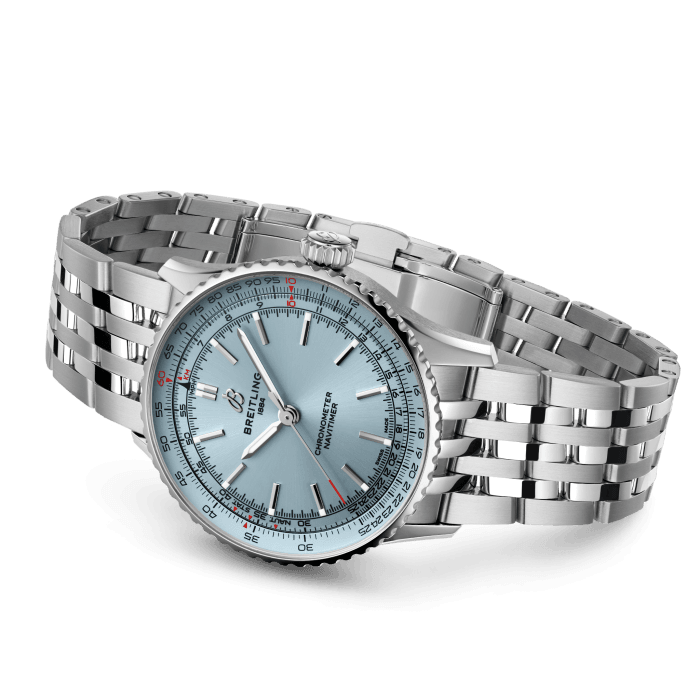 Breitling Navitimer Automatic 41mm Stainless Steel Men's Luxury Chronograph Watch for Aviation & Business Professionals