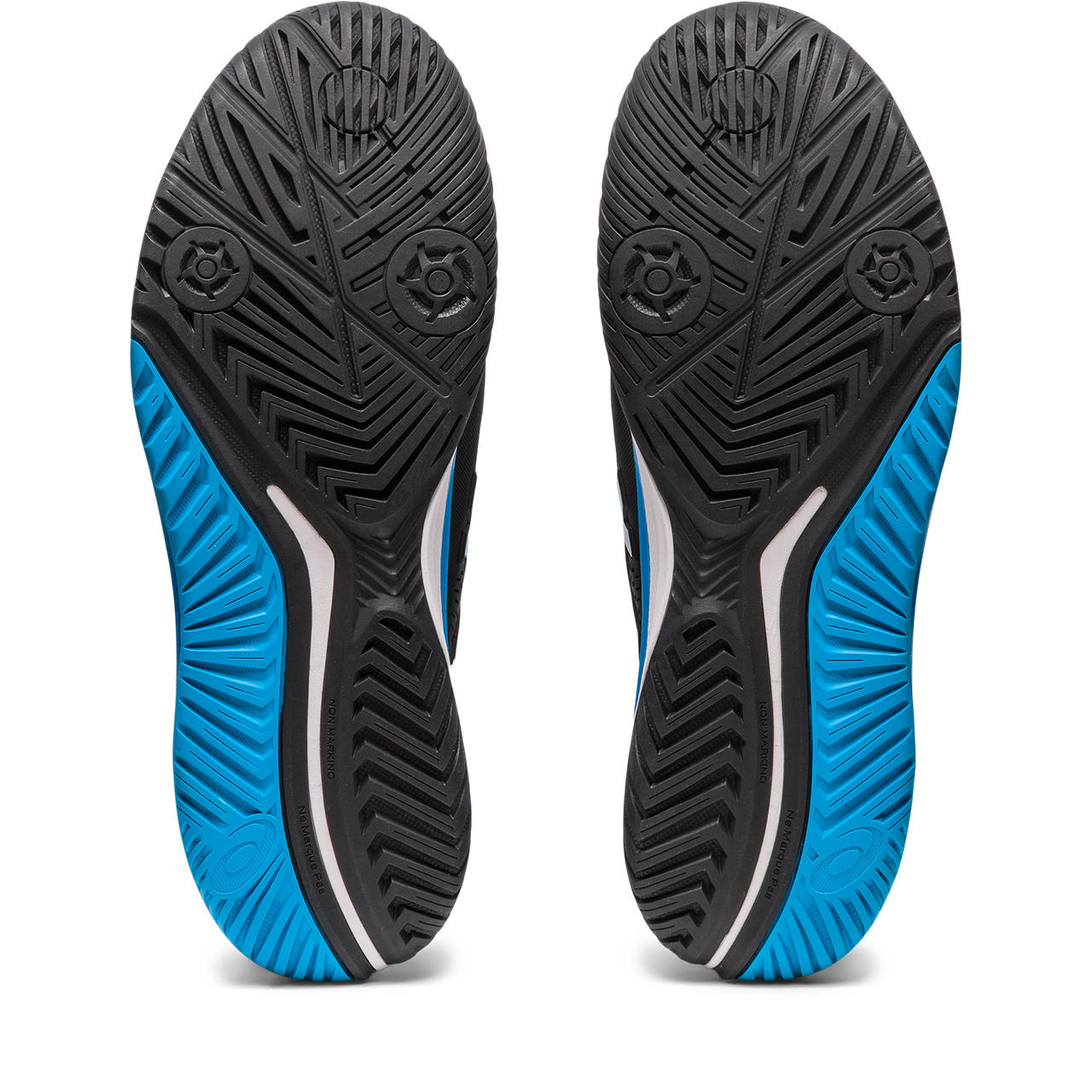 ASICS Gel Resolution 9 Men's Tennis Shoes - Black/Blue - High-Performance Court Shoes for Competitive Play & Training