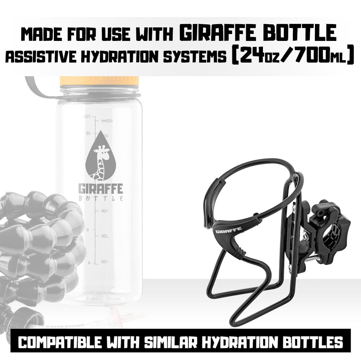Premium Aluminum Bottle Holder - Lightweight & Durable Water Bottle Carrier for Hiking, Camping, Gym & Outdoor Activities