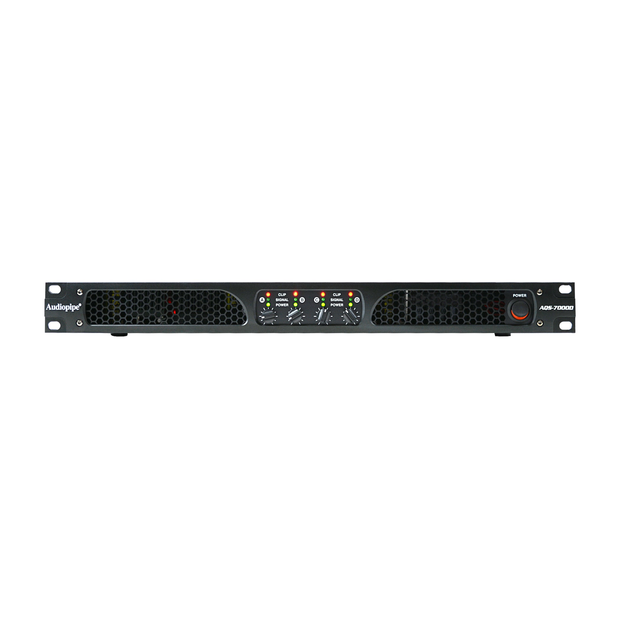 4 Channel Professional Power Amplifier 7000W (AQS 7000D) - Perfect for Car Audio Systems, DJ Equipment & Live Performances