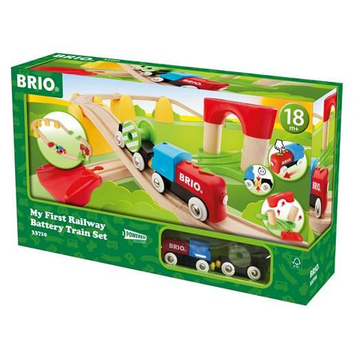 My First Railway Battery-Powered Train Set for Kids - Fun and Educational Toy for Indoor Play & Early Learning
