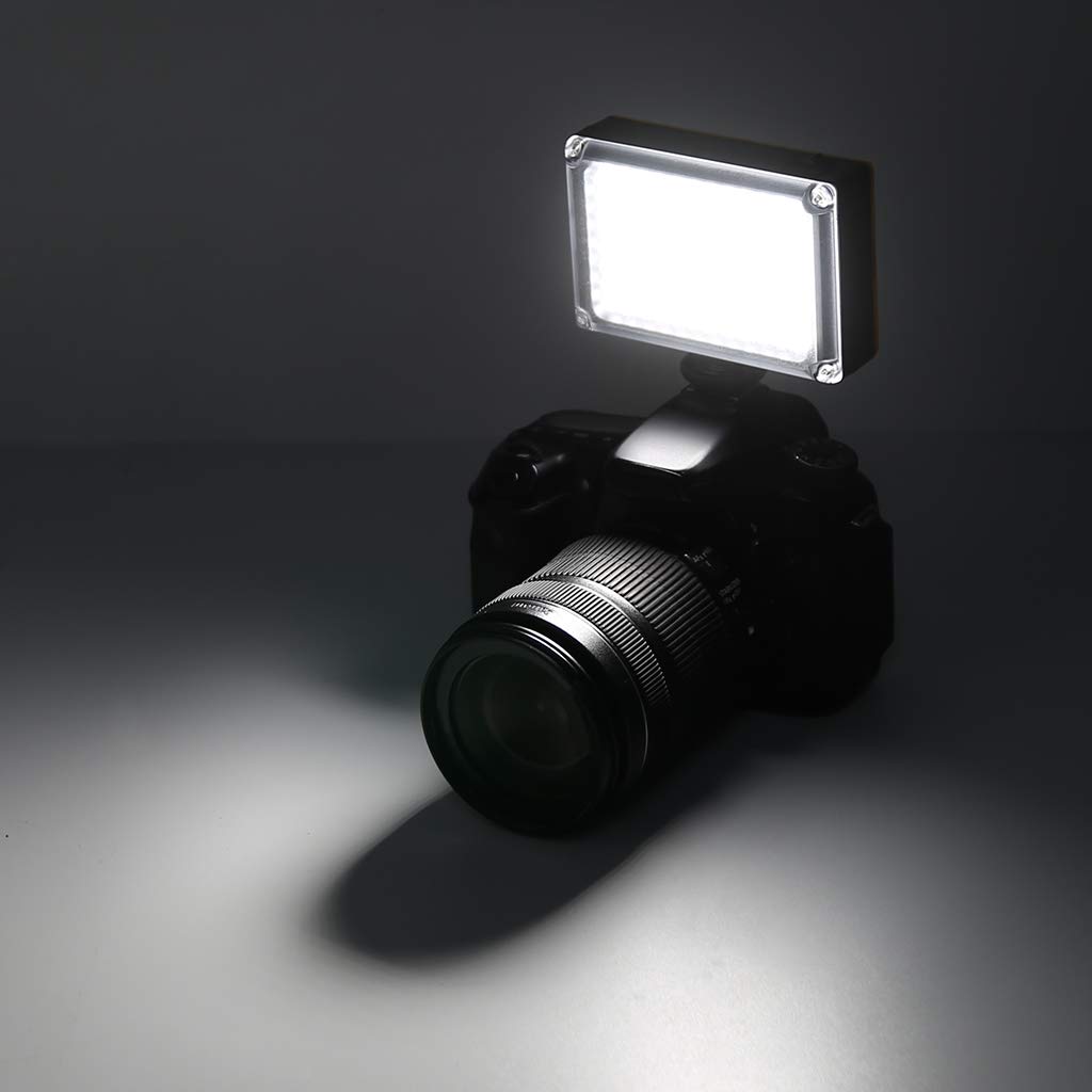 DVFT-96 LED Video Light Panel - Dimmable On-Camera Lighting for Photography, Studio Videos & Live Streaming - Perfect for YouTube, TikTok & Professional Content Creation