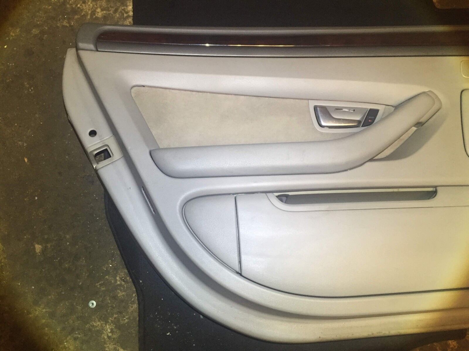 2004-2009 Audi A8L Rear Left Door Trim Panel - Genuine OEM Replacement Part for Driver Side - Perfect for Interior Repair & Restoration Projects