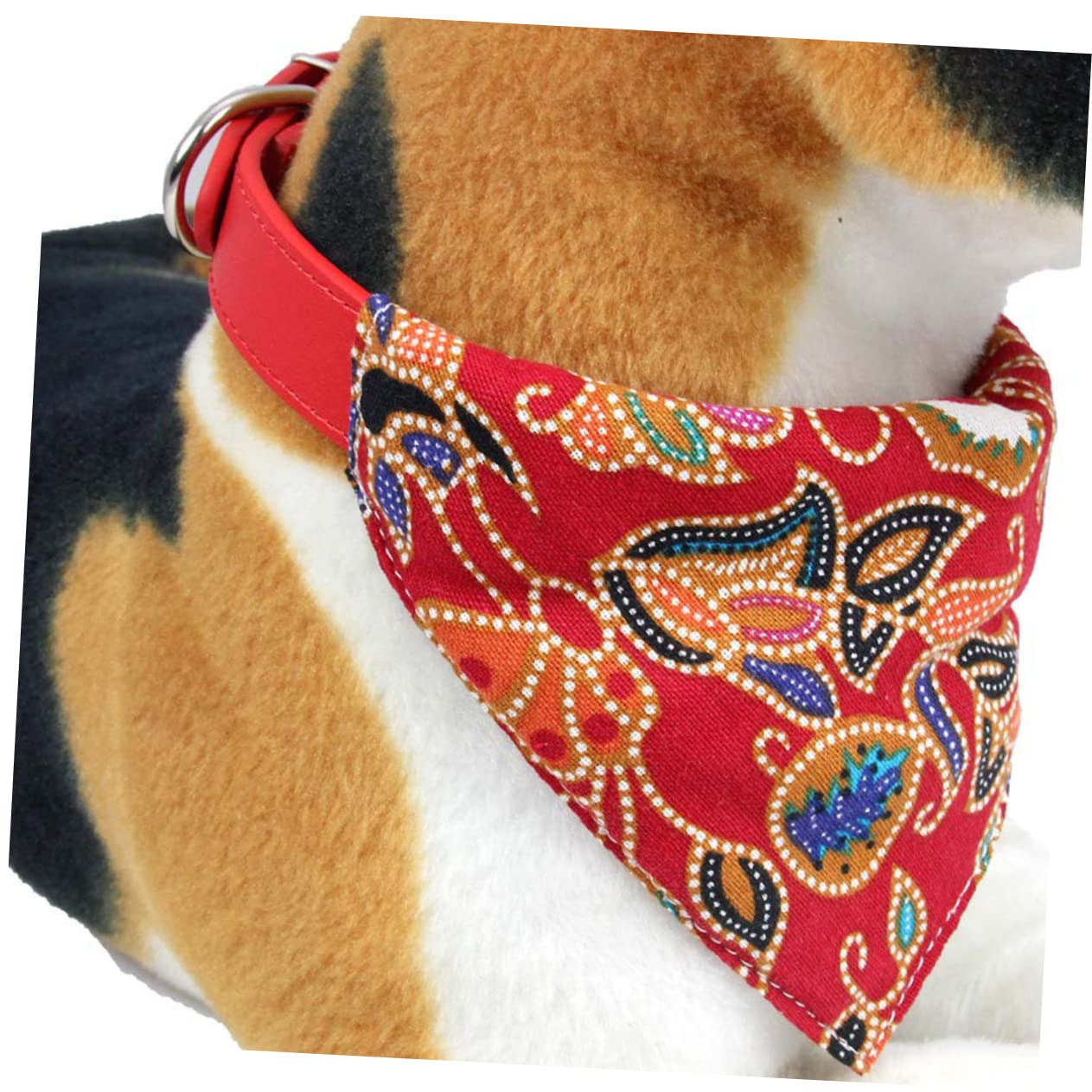 BESPORTBLE 2-Pack Soft Cotton Pet Bibs - Adjustable Dog Bandanas & Cat Bibs for Drooling, Grooming, Mealtime - Puppy Bib Towel for Small Medium Large Dogs & Cats - Pet Supplies for Daily Use, Travel, Photo Shoots