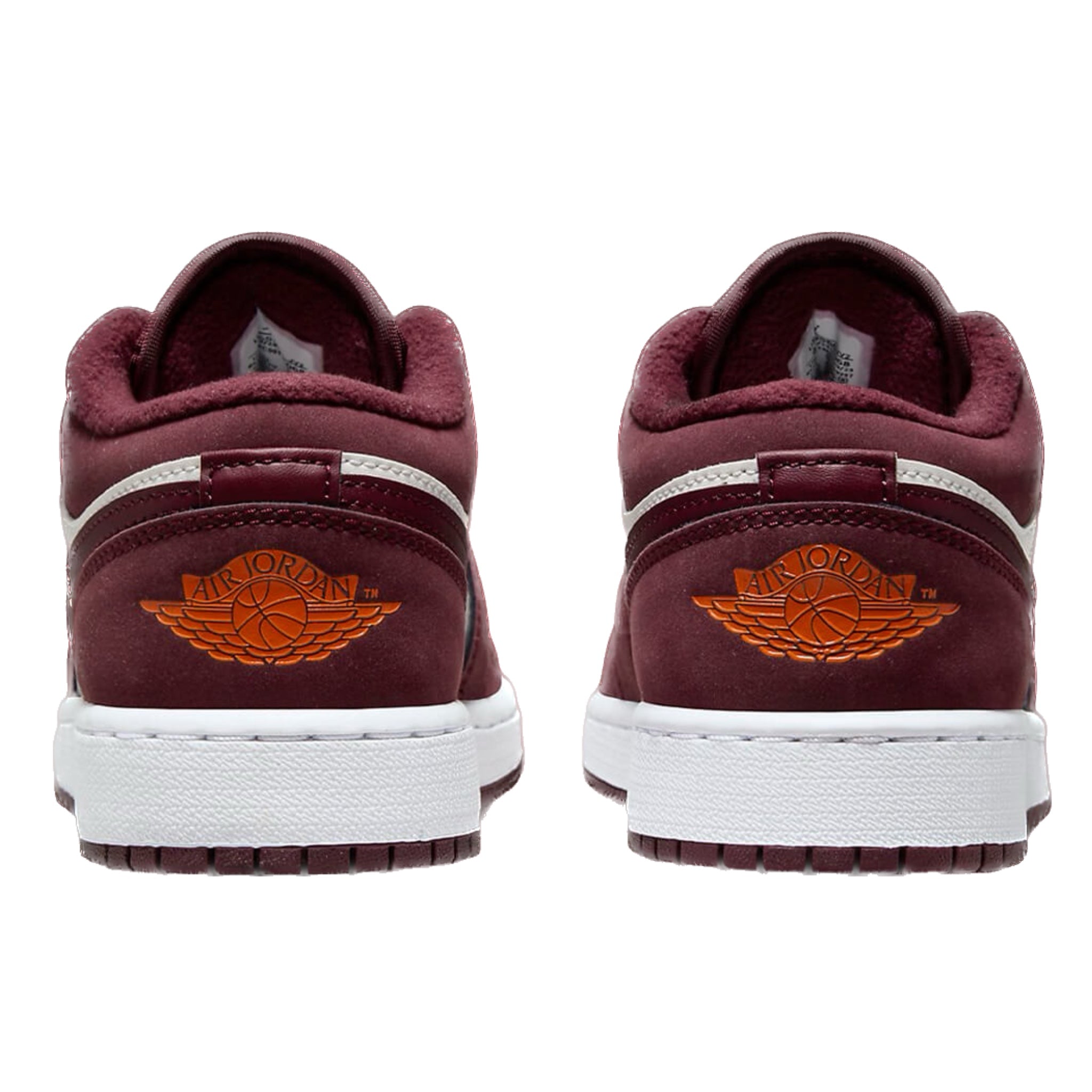 Air Jordan 1 Low GS Sneakers for Girls - Night Maroon Basketball Shoes for Kids | Perfect for School, Sports & Casual Wear