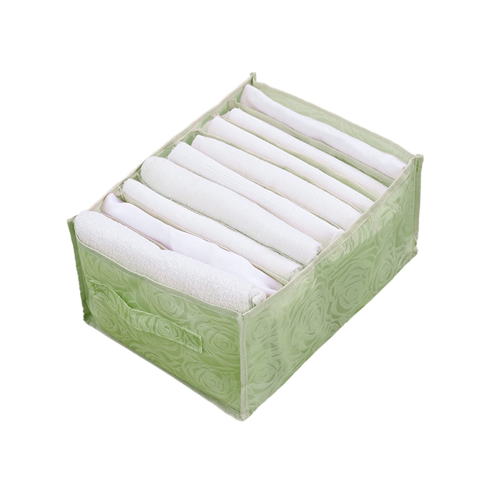 Mesh Storage Box with Zipper Bottom - Clothes Drawer Organizer for Pants, Ties & Accessories | Space-Saving Wardrobe & Travel Storage Solution