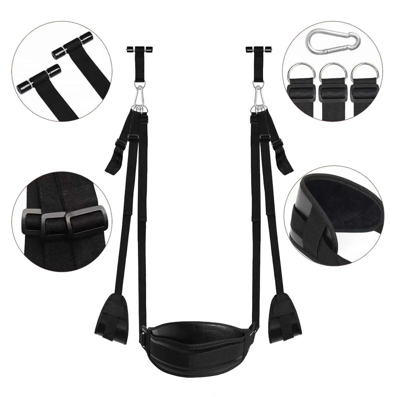 Heavy Duty Over The Door Sex Swing for Adults - Supports Up to 300Lbs, Couples Bonding Swing, Pure Romance Hanging Sling for Bedroom - Perfect for Spicing Up Relationships & Enhancing Intimate Moments