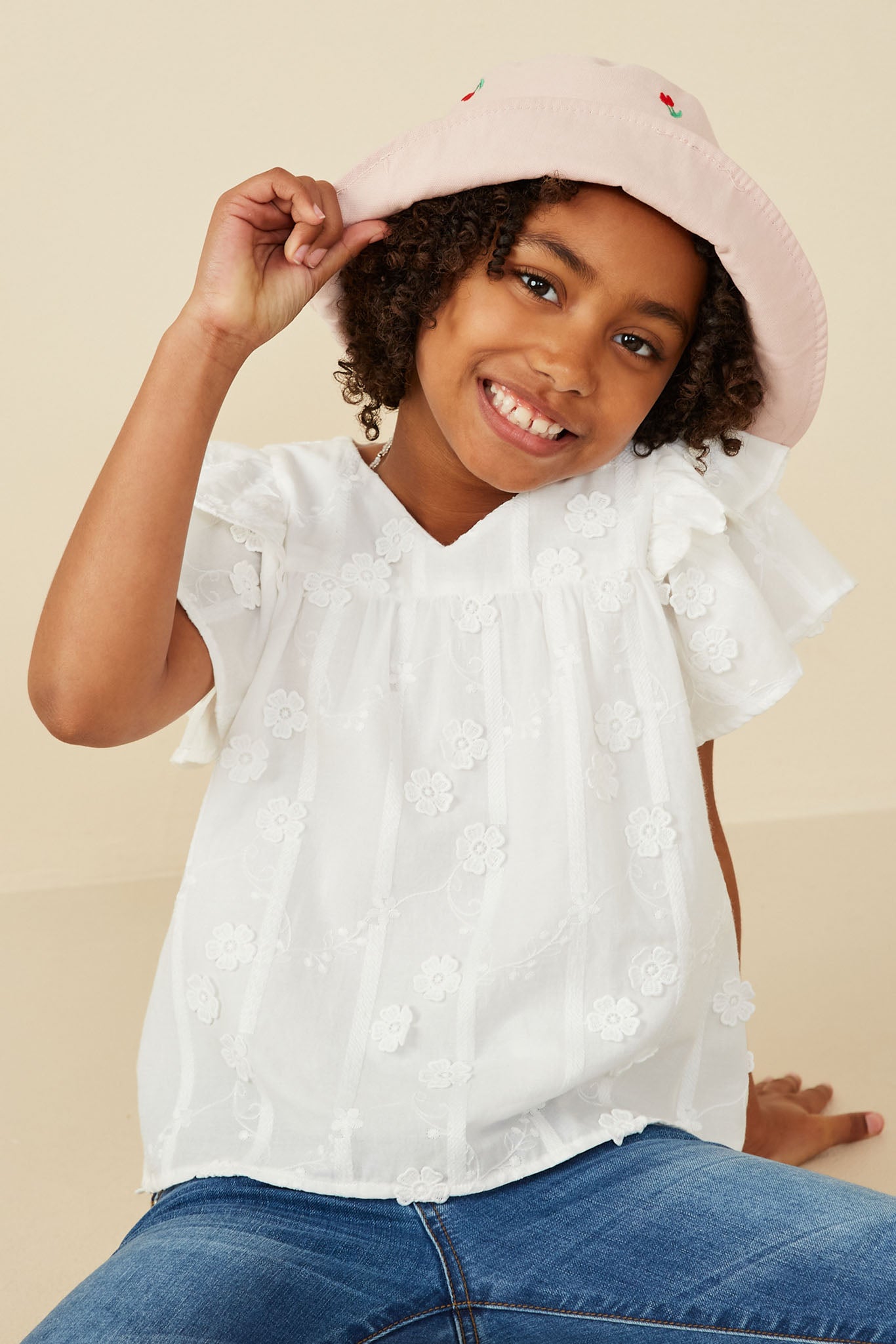 Elegant Crochet Floral Detailed Ruffle Sleeve Blouse - Perfect for Spring Outfits, Boho Fashion & Summer Parties