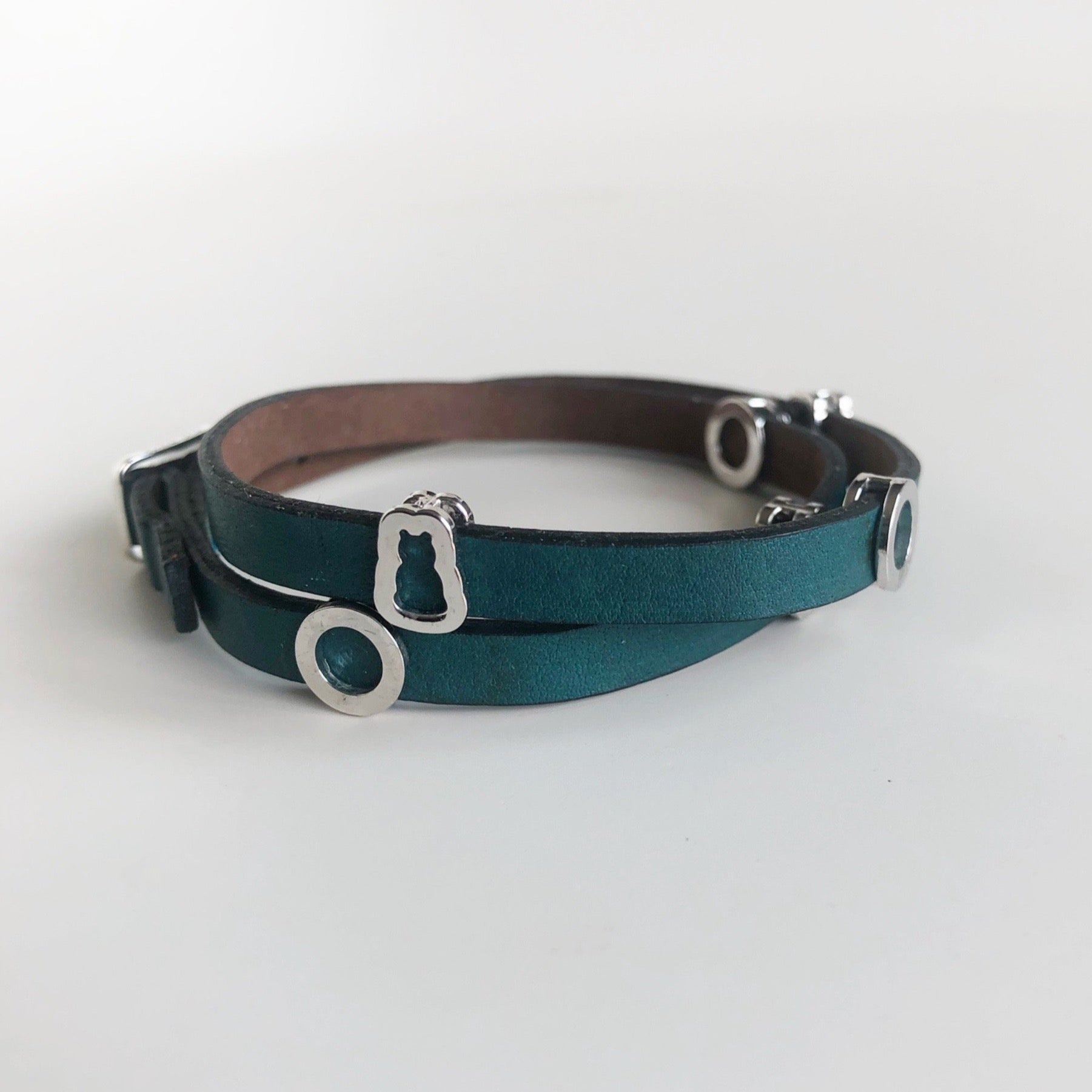 Bear Wrap Leather Bracelet for Men - Handmade Adjustable Genuine Leather Wristband - Perfect for Outdoor, Casual & Festival Wear