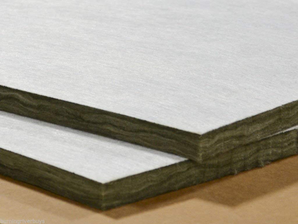 Soundproof Acoustic Ceiling Tiles - White & Light Gray Noise Absorbing Panels (3 Sizes) for Home Theater, Office & Studio Sound Dampening